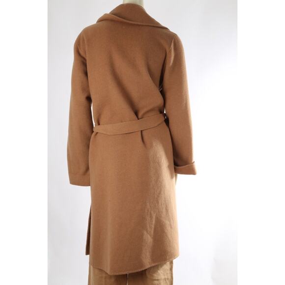 Unbranded Wool Beige Coat with MaxMara Linen Pants Set Suit Size 12 - Picture 7 of 16